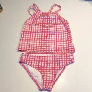Girls two piece tankini swim suit